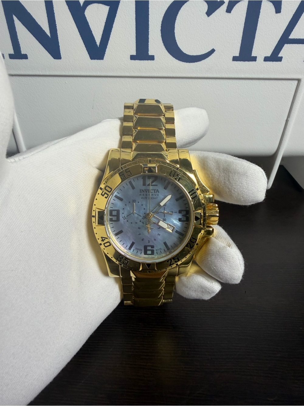 Invicta Reserve Excursion Mother-of-Pearl 50mm (6257)